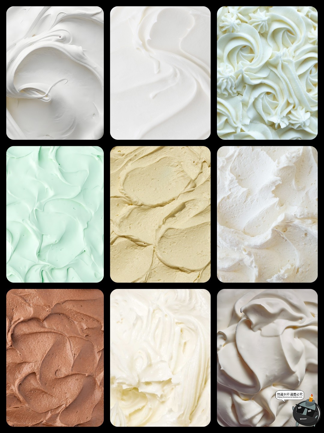 高清蛋糕奶油雪糕刮痕质地纹理肌理贴图背景JPG图片海报底图素材-设计猿