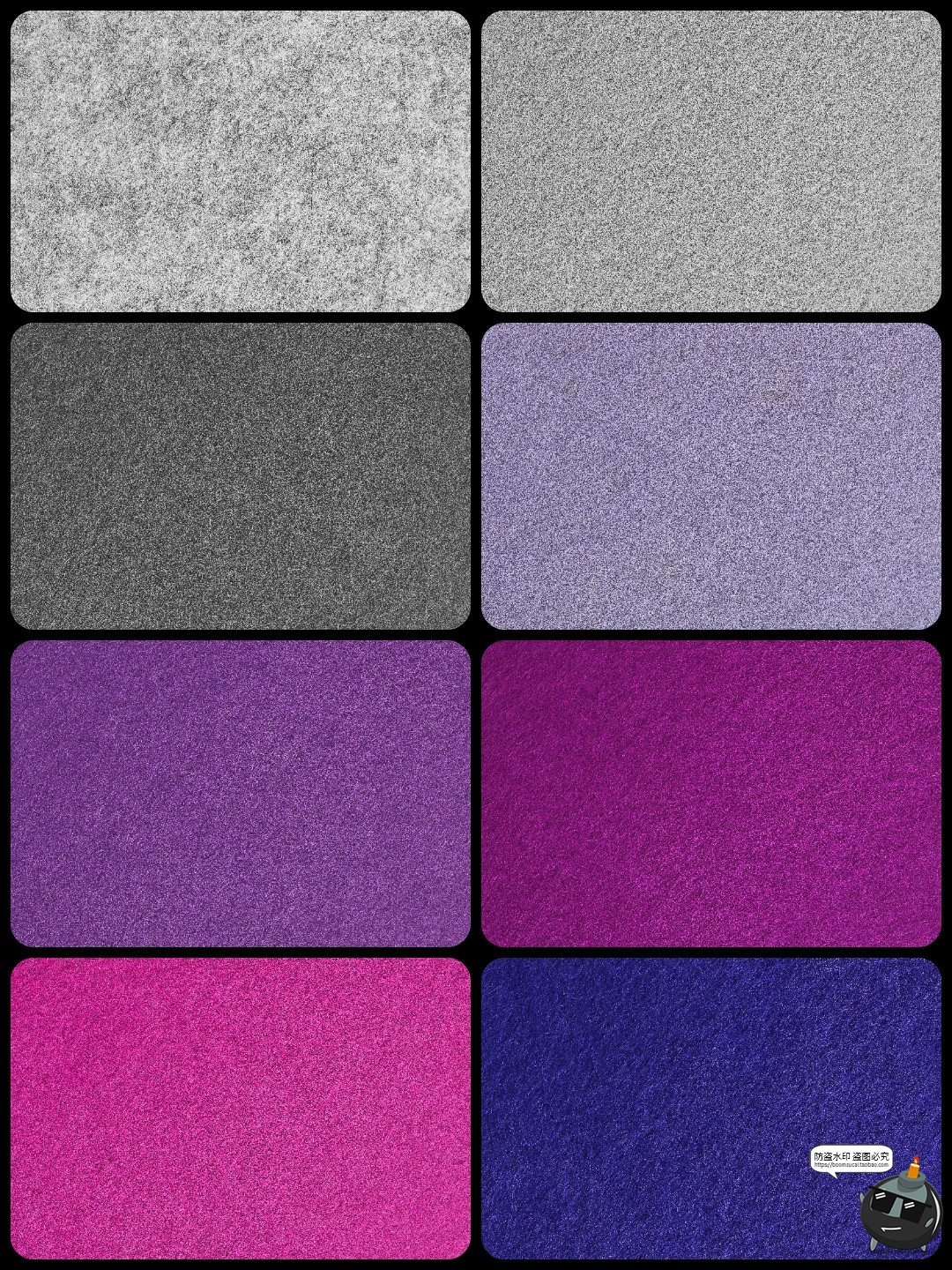 图片[2]-高清棉絮毛毡羊毛服装纹理肌理背景后期合成彩色基础JPG图片素材-设计猿