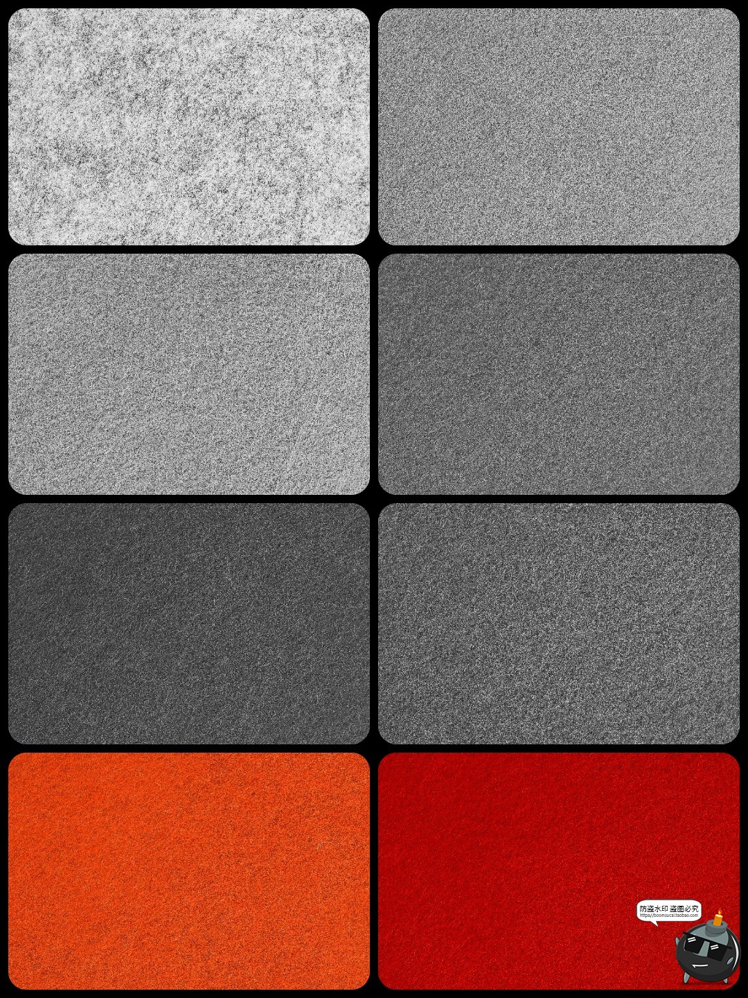 图片[6]-高清棉絮毛毡羊毛服装纹理肌理背景后期合成彩色基础JPG图片素材-设计猿